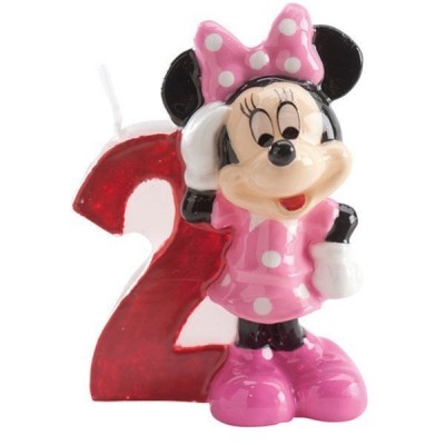 Vela aniversário Minnie 3D Nº2