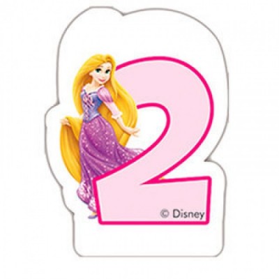 Vela de aniversário Princesas Disney Nº 2