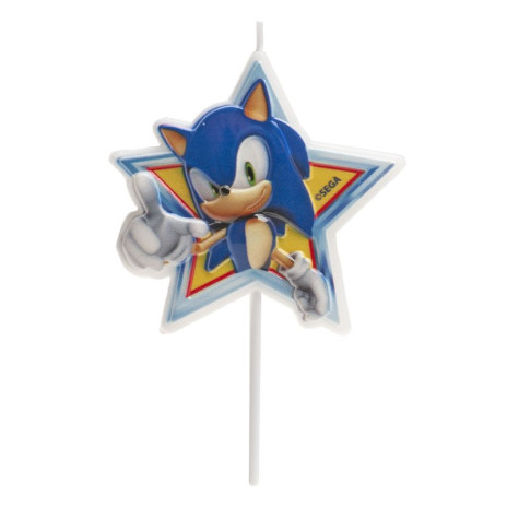 Vela de Aniversário Sonic The Hedgehog