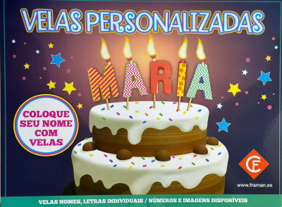 Vela Letra Sortida 23mm