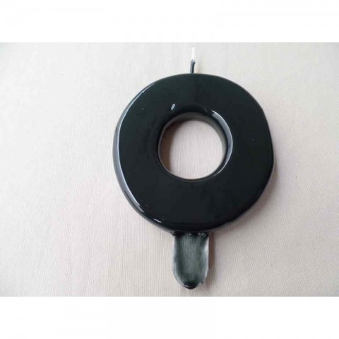 Vela nº 0 Preto 9,5cm