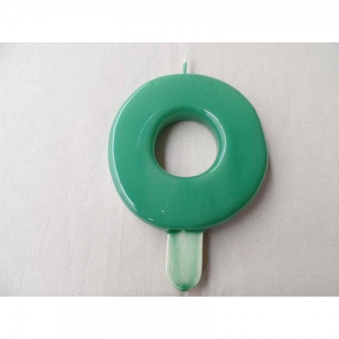 Vela nº 0 Verde 9,5cm