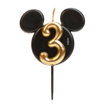 Velas Mickey Mouse Nº 3 Velas Mickey Mouse Nº 3