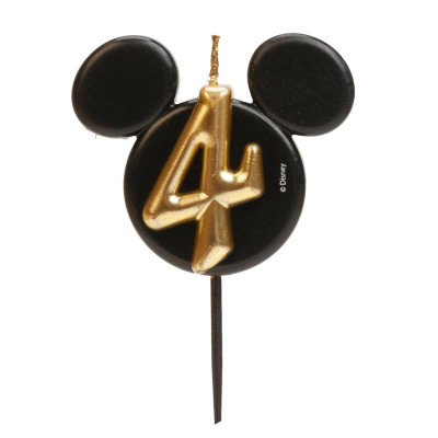 Velas Mickey Mouse Nº 4 Velas Mickey Mouse Nº 4