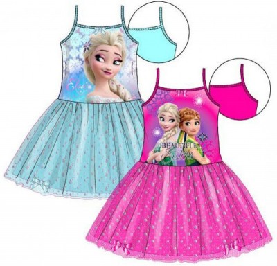 Vestido de Tule sem mangas da Frozen