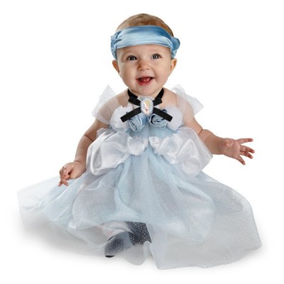 Vestido princesa cinderela deluxe bebé