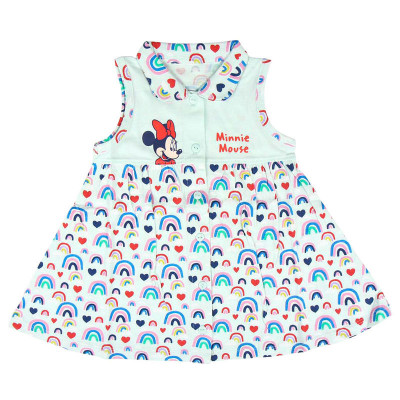 Vestido Verão Bebé Minnie Rainbow