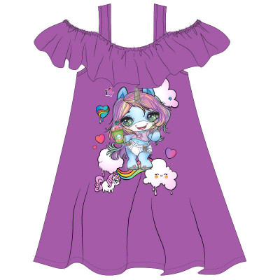 Vestido Verão Poopsie Roxo