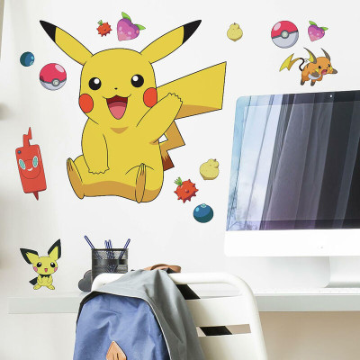 Vinil Decorativo Pikachu Evolution Pokémon
