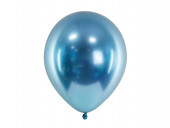 10 Balões Latex Azul Glossy