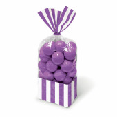 10 Bolsas Doce Riscas Roxo