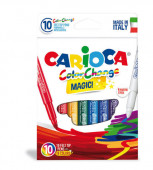 10 Canetas Feltro Carioca Color Change Magic