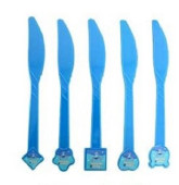 10 Facas Plástico Stitch Disney
