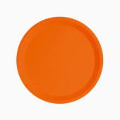 10 Pratos Papel Laranja Ø 20,5cm