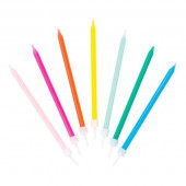 10 Velas Cores Rainbow