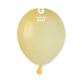 100 Balões Amarelo Baby Yellow 5" (13cm)