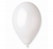 100 Balões Branco Pérola Metalizado 12 (30cm)