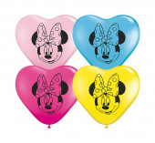 100 Balões Coração Minnie Sortidos 6