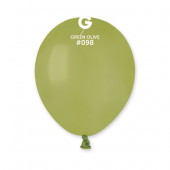 100 Balões Verde Azeitona 5 (13cm)