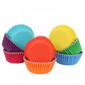 100 Cápsulas Alumínio Cupcake Cores Rainbow PME