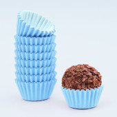 100 Formas Brigadeiro Lisa nr.5 Azul Bebé