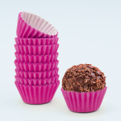 100 Formas Brigadeiro Lisa nr.5 Rosa Fucshia