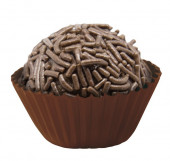 100 Mini Cápsulas Brigadeiro Castanho