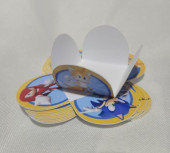 12 Forminhas Brigadeiros Sonic