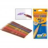 12 lápis Cor Bic Tropicolors