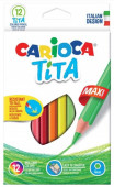 12 Lápis de Cor Maxi Carioca Tita