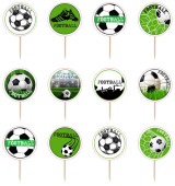 12 Mini Toppers Futebol