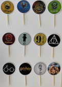 12 Mini Toppers Harry Potter