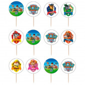 12 Mini Toppers Patrulha Pata