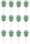 12 Mini Toppers Sporting