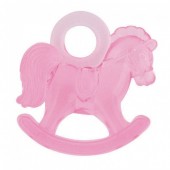 16 Cavalos de baloiço em plástico - rosa