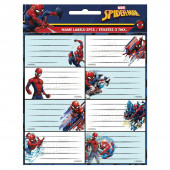 16 Etiquetas Autocolantes Spiderman Marvel