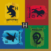 16 Guardanapos Harry Potter Houses