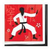 16 Guardanapos Pequenos Karaté Judo