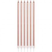 16 Velas Altas Rose Gold