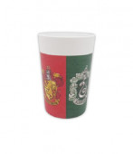 2 Copos Reutilizáveis Harry Potter Hogwarts 230ml