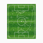 20 Guardanapos Campo de Futebol