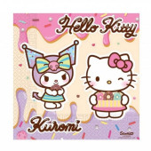 20 Guardanapos Hello Kitty Kuromi