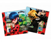 20 Guardanapos Ladybug Miraculous