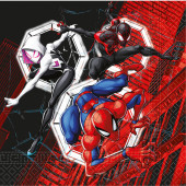 20 Guardanapos Spiderman World Of Web 33cm
