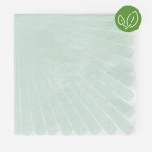 20 Guardanapos Verde Pastel Eco Friendly