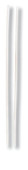 20 Velas Finas Altas Brancas 19.8 x 0.25cm