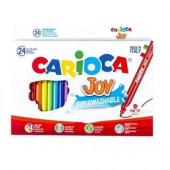 24 Canetas Feltro Carioca Joy