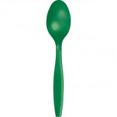 24 Colheres Plástico Verde 24 Colheres Plástico Verde