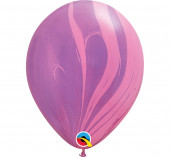 25 Balões Latex Rosa Superagate 11