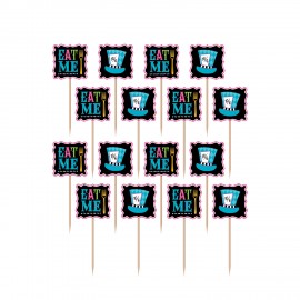 36 Palitos Decorativos– Mad Tea Party